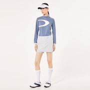 Elevate LS Elipse Mock Shirt - Blue Mirage