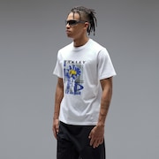 Futurescape Logo Frog Tee - White