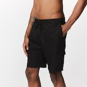 Bermuda Oakley Cargo Zip Shorts 21" - Blackout