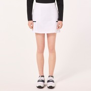 Elevate Aside Pleats Skirt - White