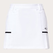 Elevate Aside Pleats Skirt - White