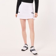 Elevate Aside Pleats Skirt - White