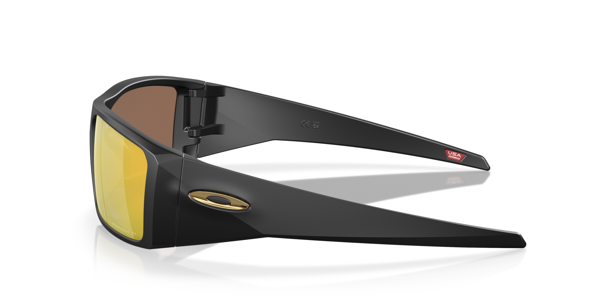 Oakley Heliostat Sunglasses with Matte Black Frame and Prizm Black