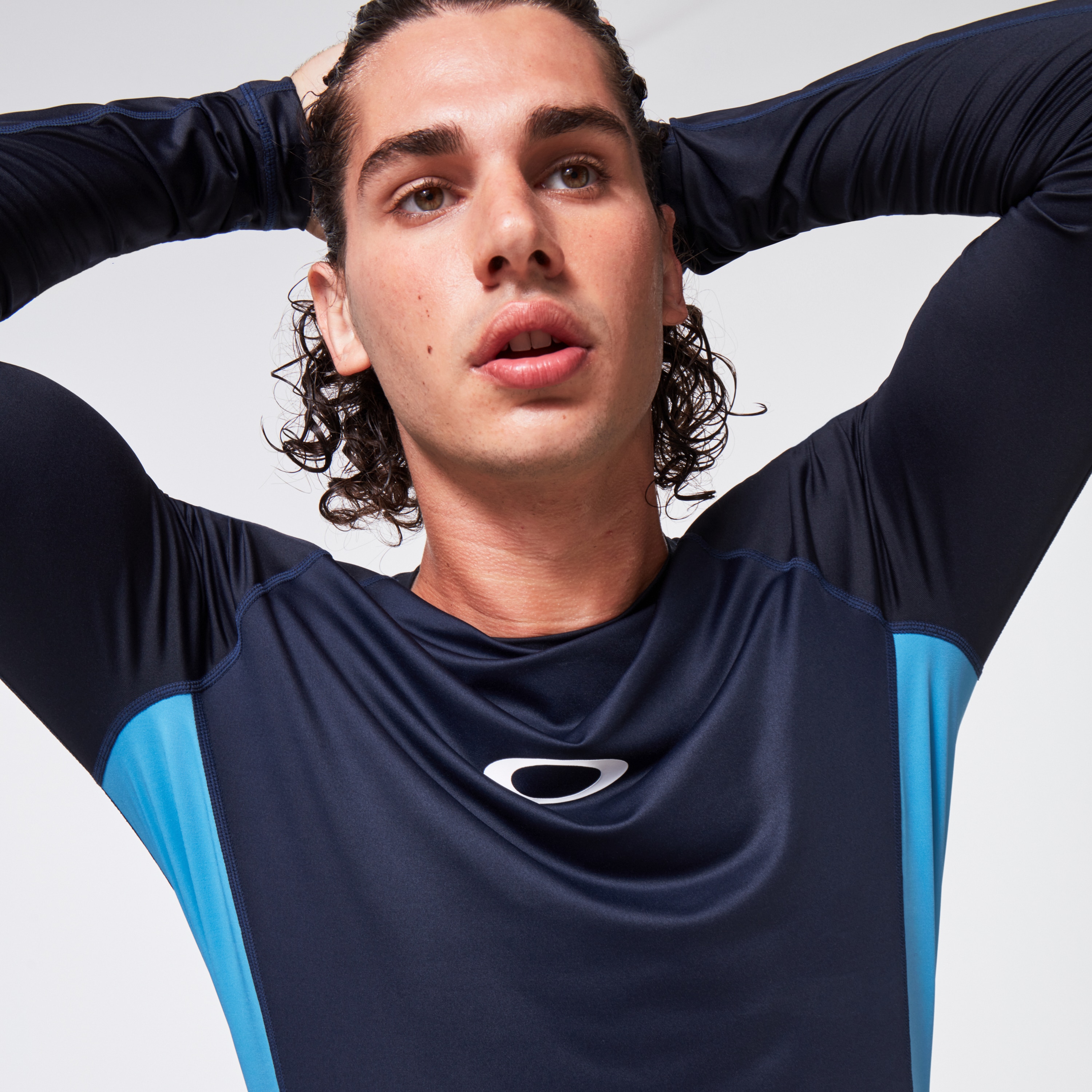 Oakley Color Block LS Rashguard - Universal Blue | Oakley