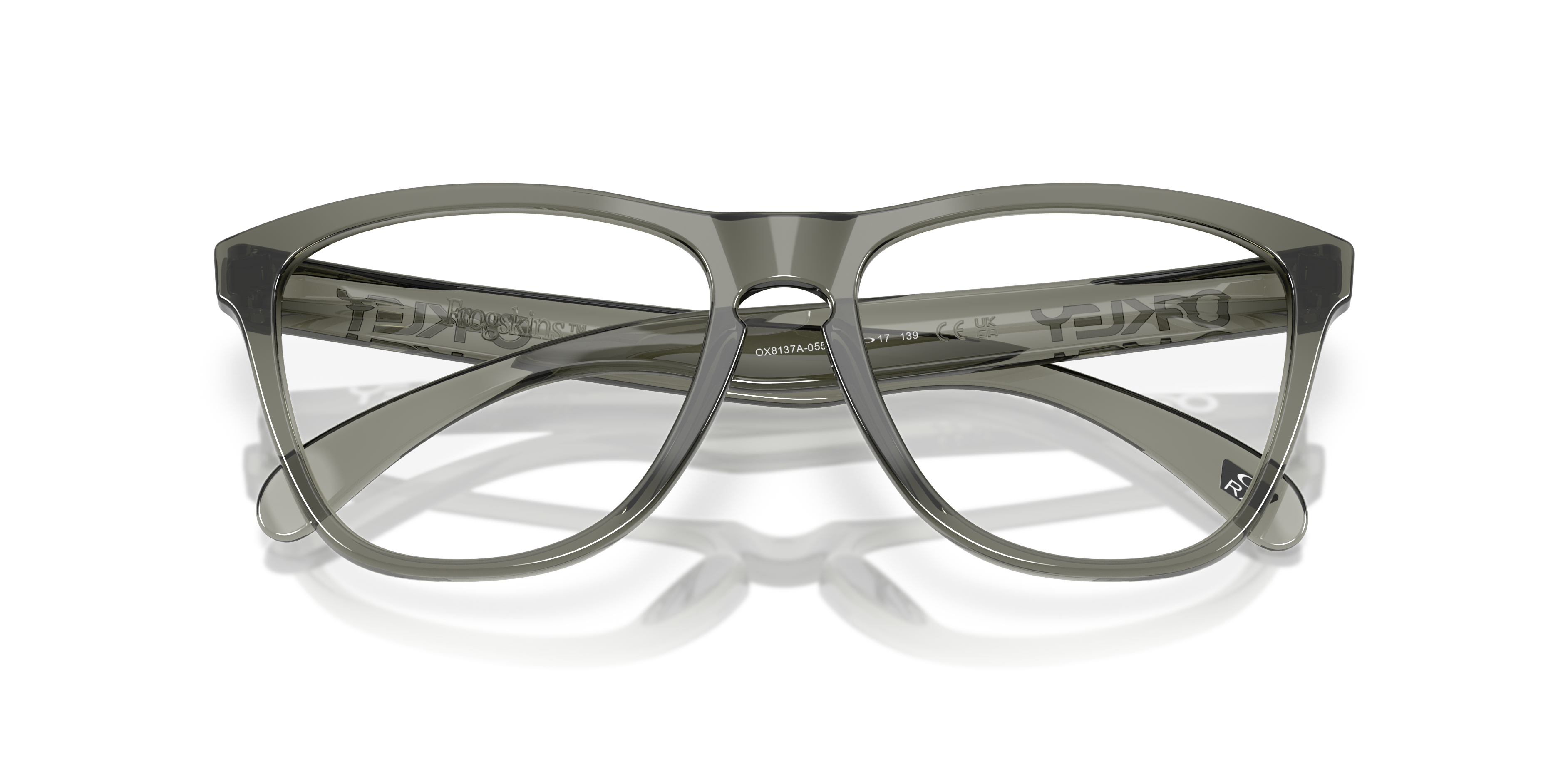 Frogskins™ (Low Bridge Fit) Polished Black Eyeglasses | Oakley® US
