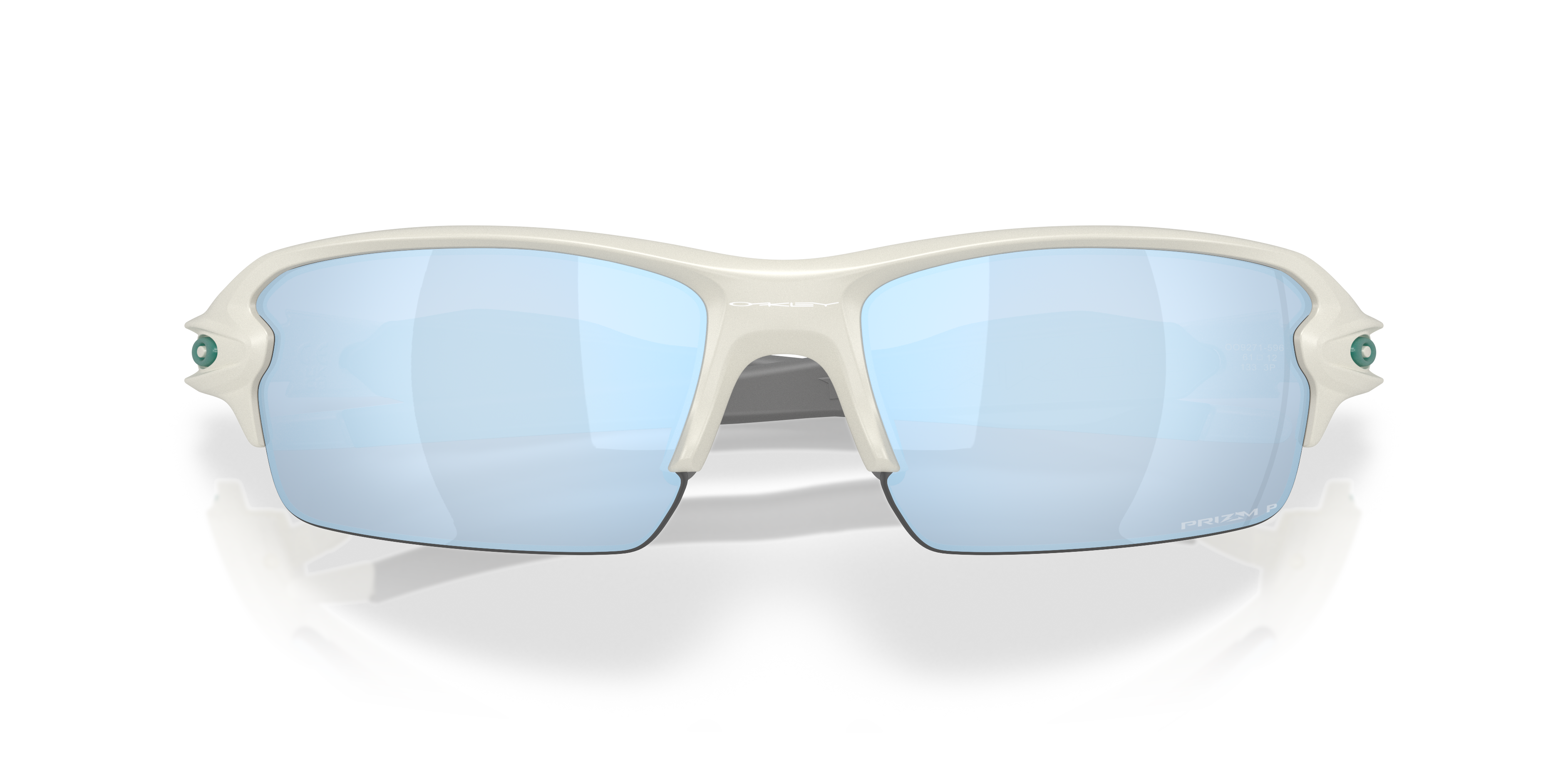 Flak® 2.0 (Low Bridge Fit) Prizm Golf Lenses, Polished Black Frame