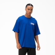 Camiseta Oakley Thermonuclear Logo - Crystal Blue