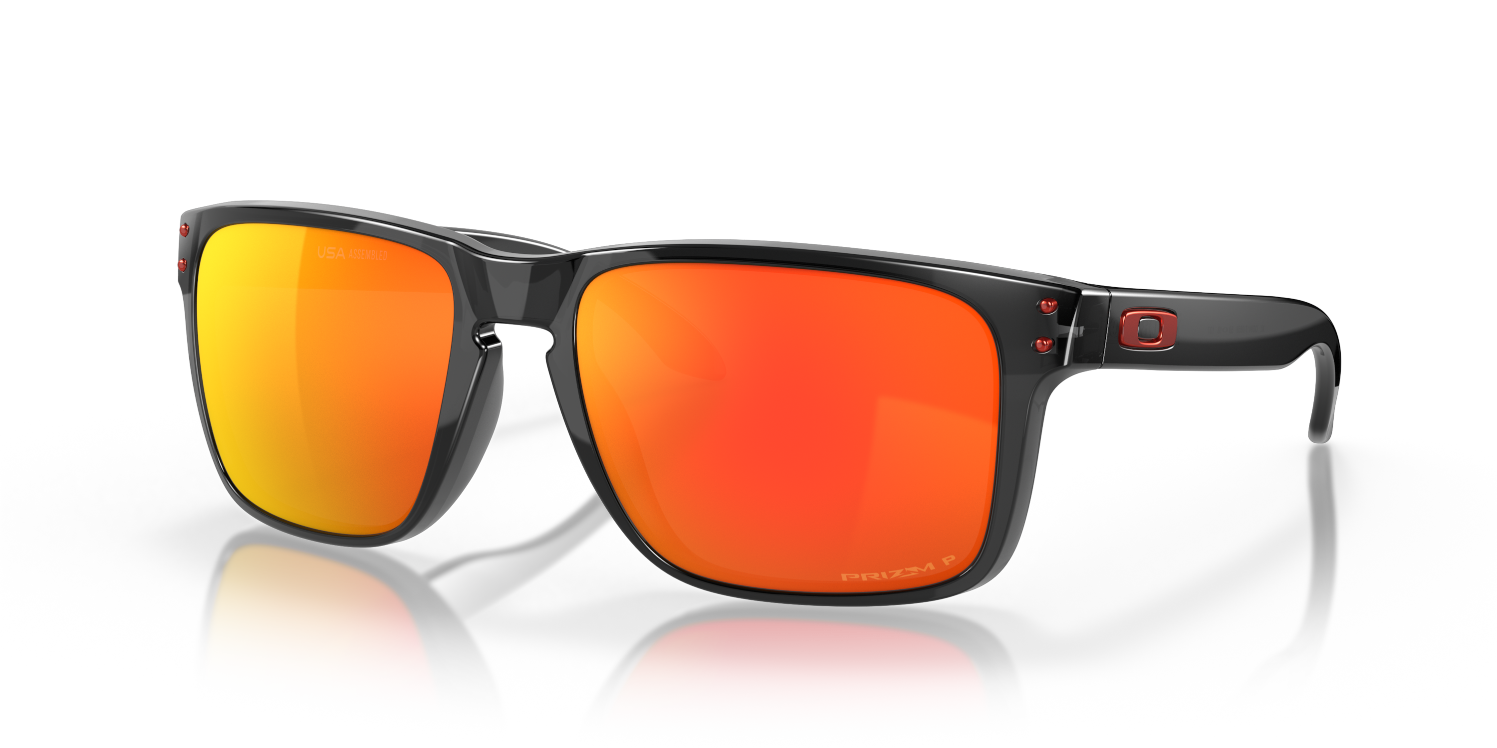 Holbrook™ XL Prizm Ruby Polarized Lenses, Black Ink Frame Sunglasses Oakley® US