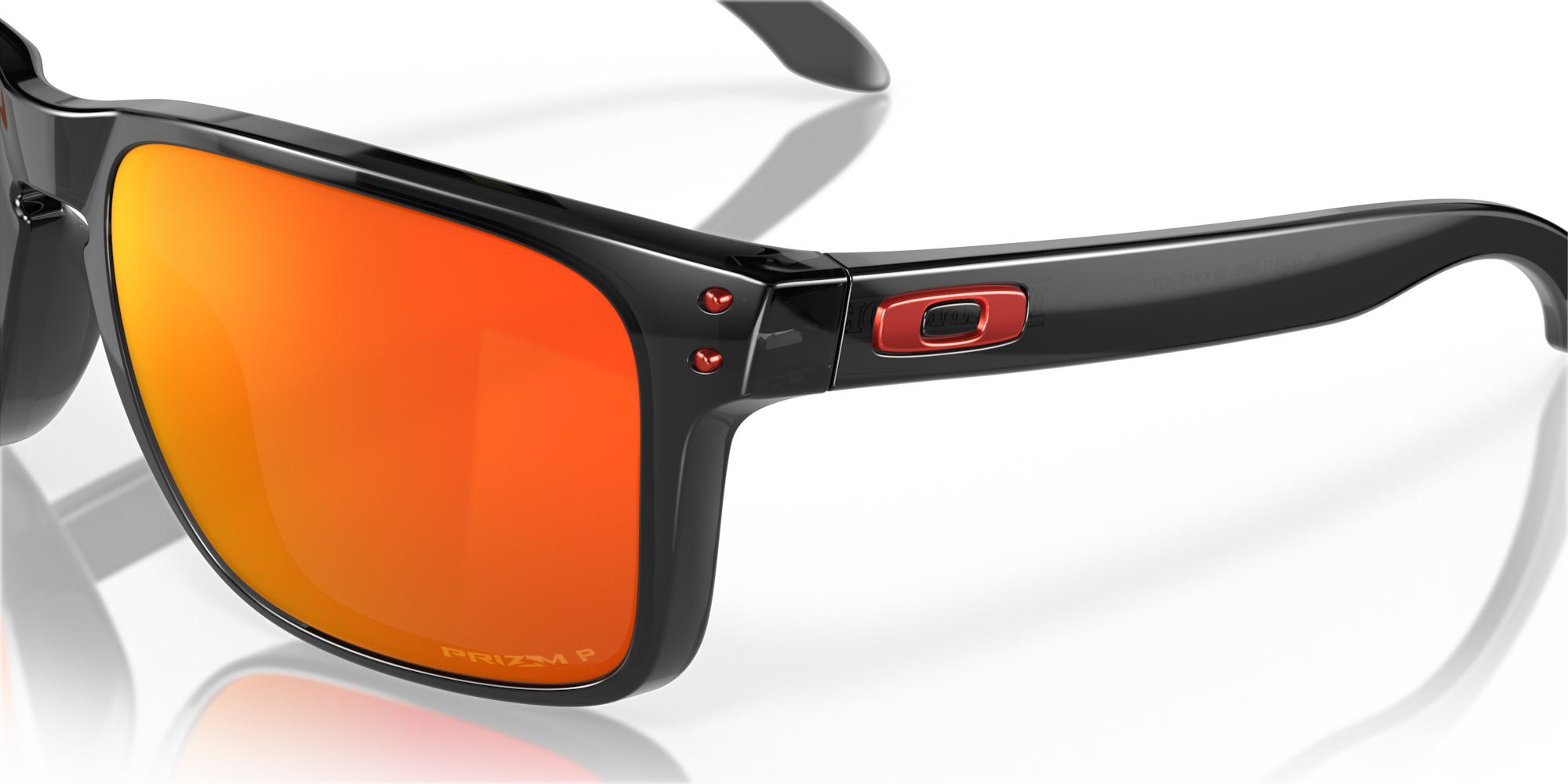 Holbrook™ XL Prizm Ruby Polarized Lenses, Black Ink Frame Sunglasses Oakley® US