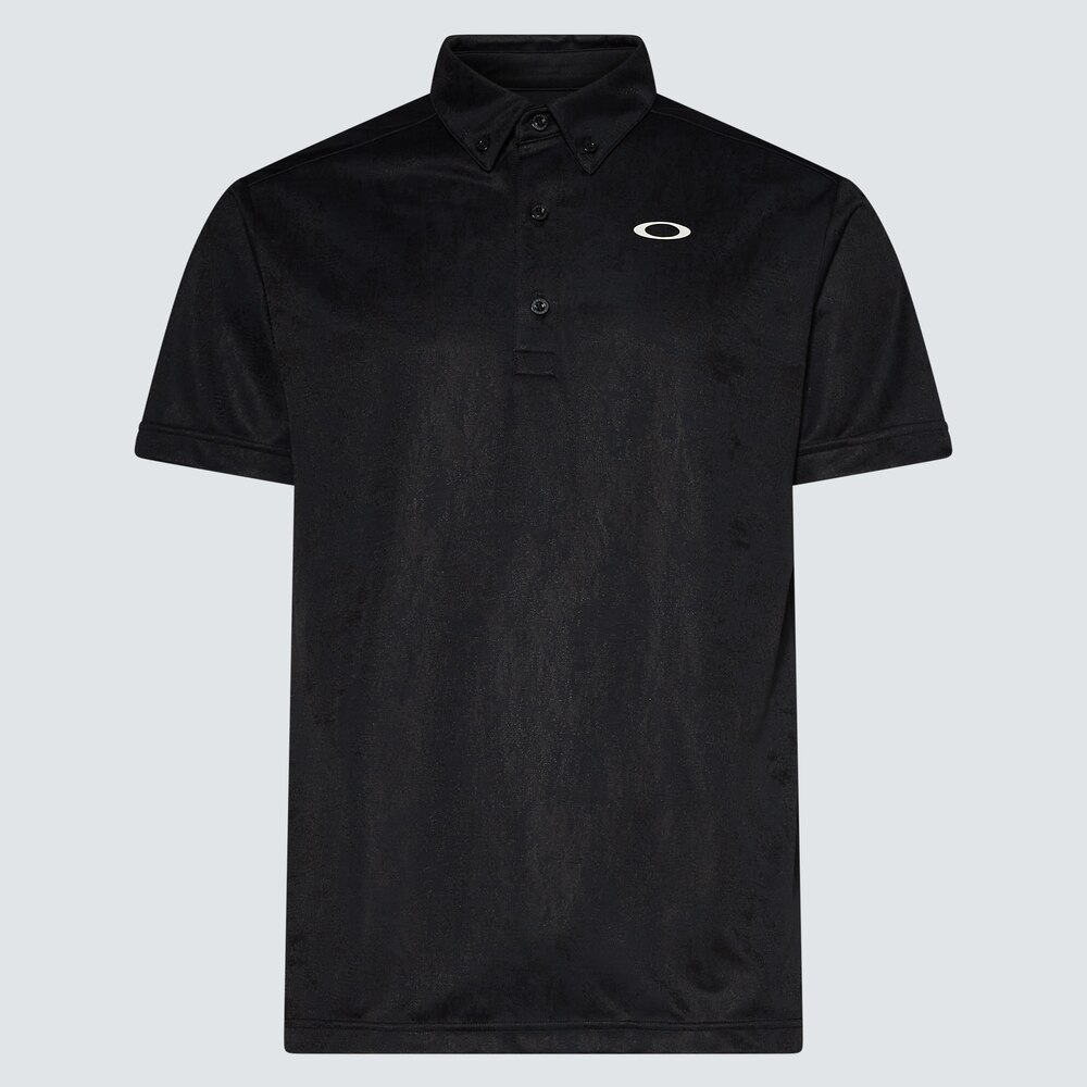 Oakley Enhance SS Polo Jacquard 13.0 - Blackout | Oakley® 日本