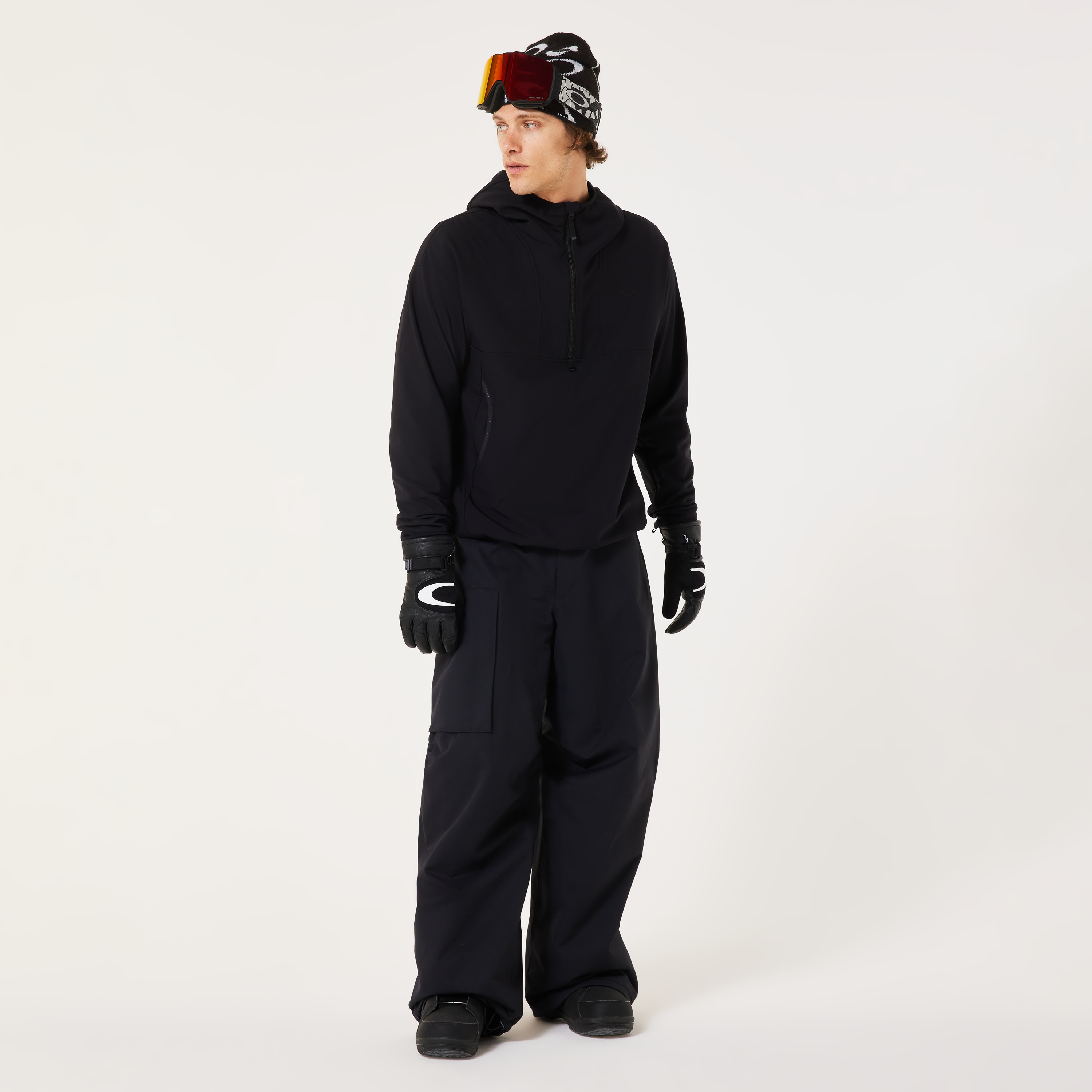 Oakley Wintertide Softshell Hoodie In Black