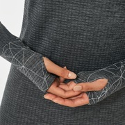 （女性用）Radiant Light Grid L/S Hoodie Shirts 2.0 - Dark Gray Heather
