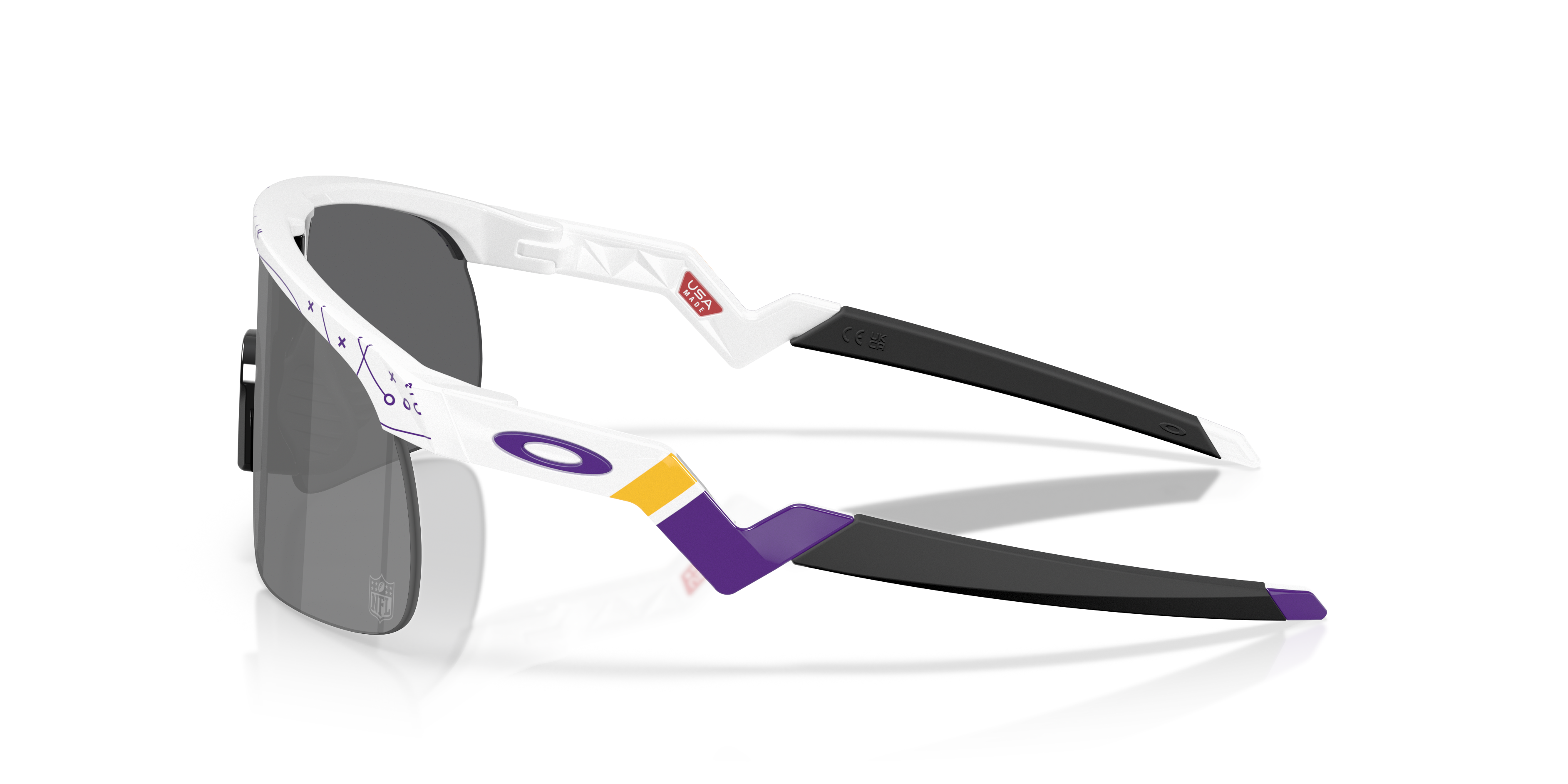 Minnesota Vikings Resistor (Youth Fit) Prizm Black Lenses, 25 Play