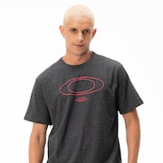 Blur Storm Heather Tee - Blackout