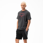 Blur Storm Heather Tee - Blackout
