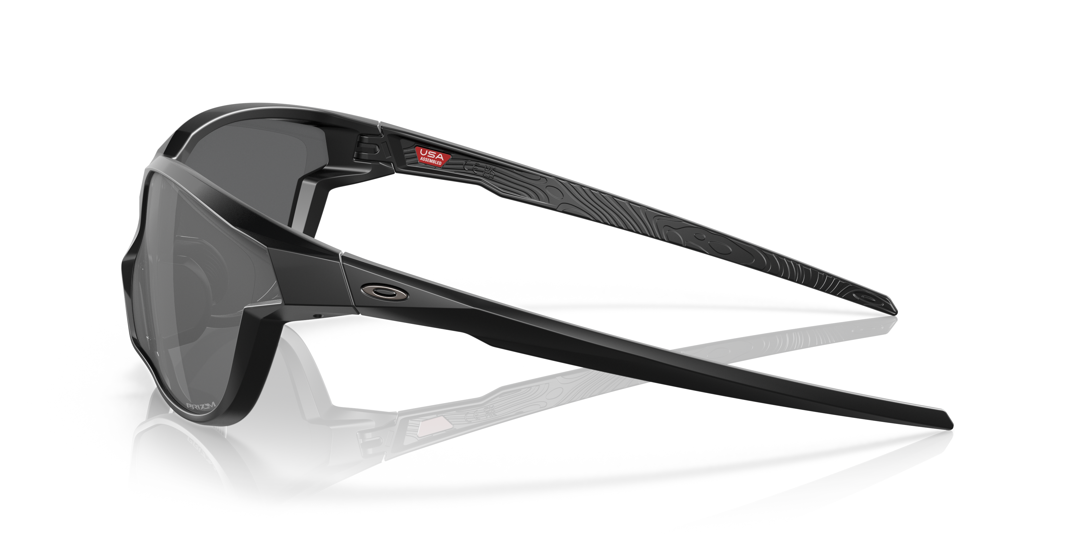 Oakley Kaast Sunglasses with Matte Black Frame and Prizm Black