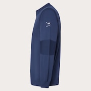 Skull LS Sweater Mock Shirt 2.0 - Fathom
