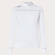 Elevate LS Sweater Mock Sht 2.0 - White