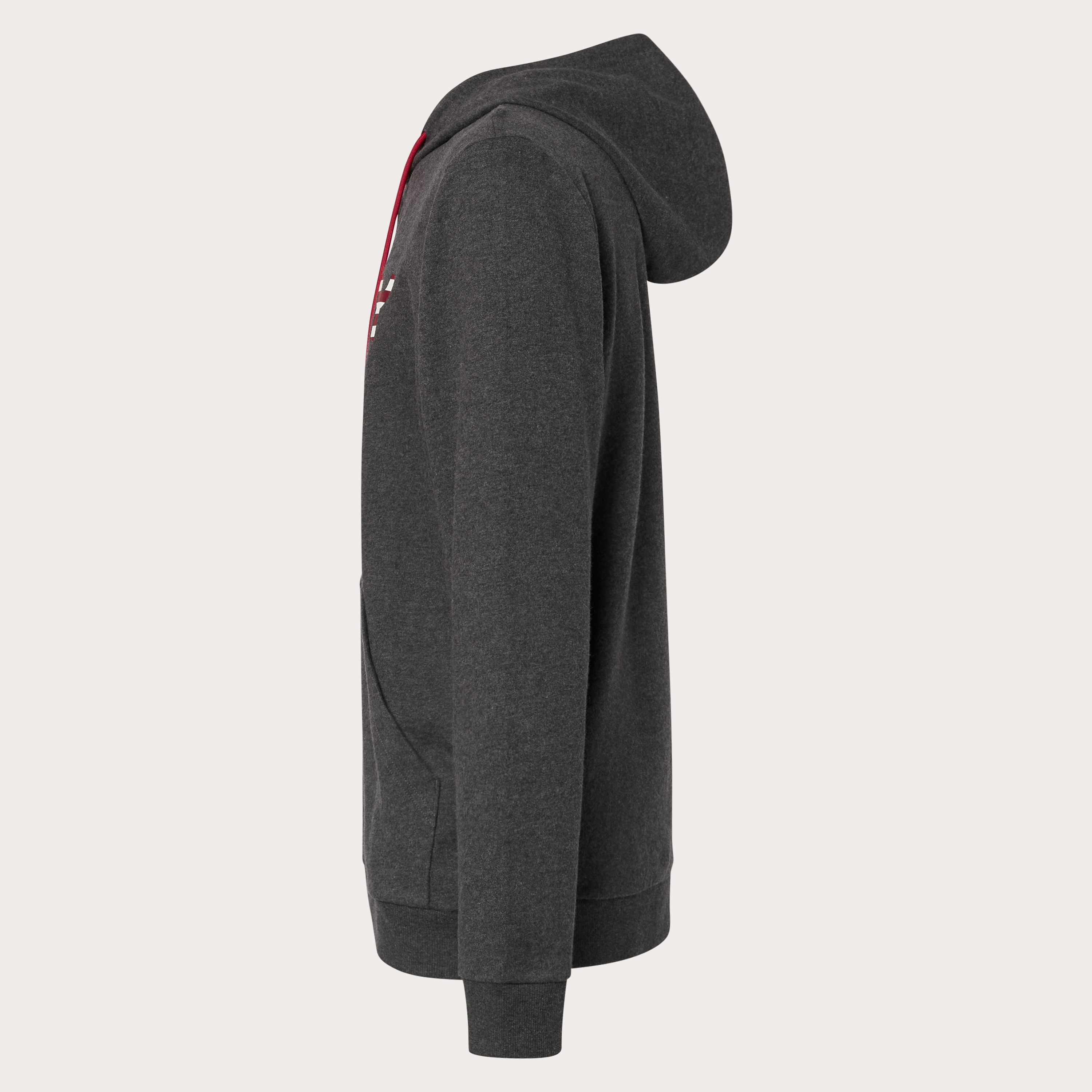 Oakley Teddy Full Zip Hoodie - Dark Gray Heather/American Flag