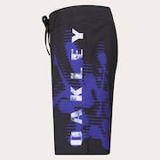 Hibiscus 20'' Boardshort - Pitch Black