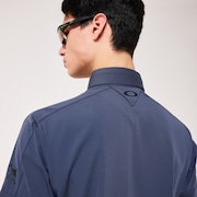 Skull Cool Stretch Claw Shirt - Midnight Blue