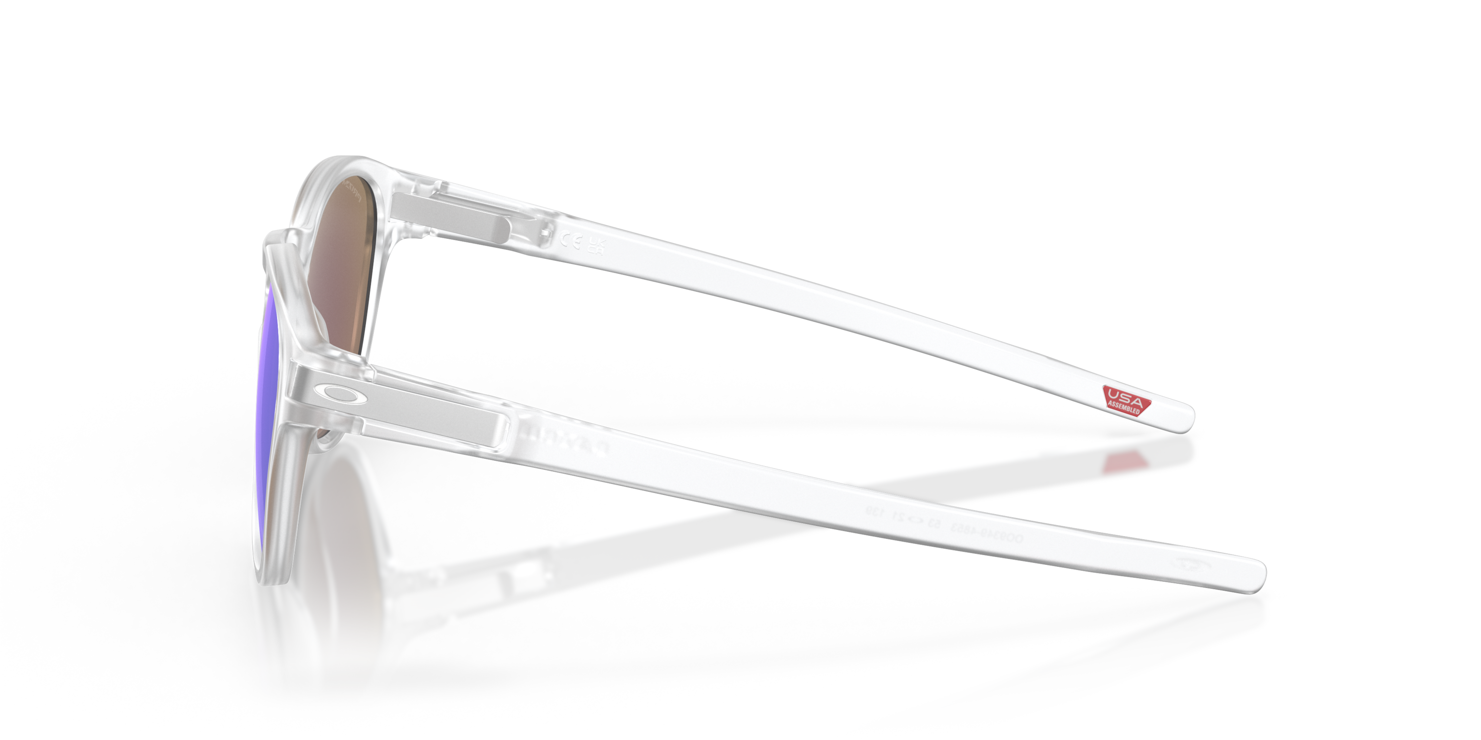 Latch™ (Low Bridge Fit) Prizm Sapphire Polarized Matte Clear アイウェア