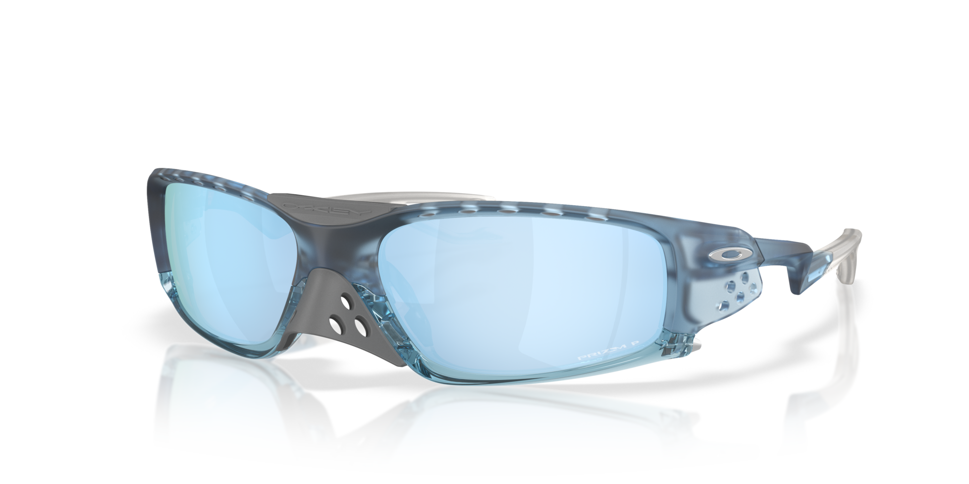 Oakley Plantaris SQ Sunglasses with Mahogany Frame and Prizm Black