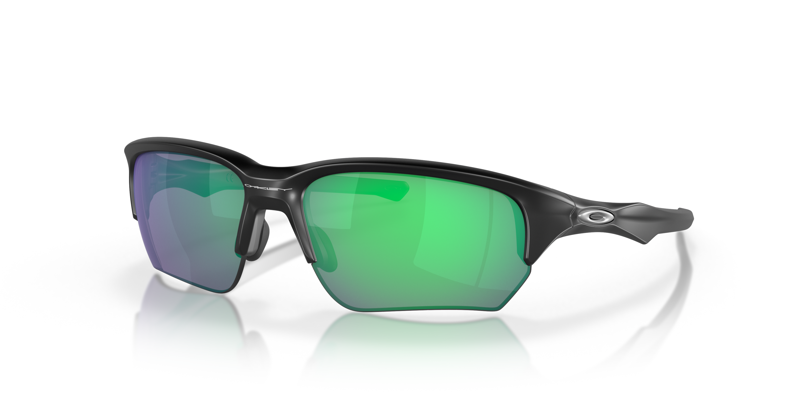 Flak® Beta Jade Iridium Lenses, Matte Black Frame Sunglasses Oakley® US