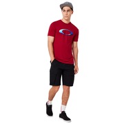 Ellipse Shadow Tee - Raspberry
