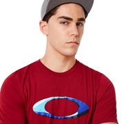 Ellipse Shadow Tee - Raspberry