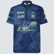 Oakley Emphatic Mx Shirt - Blue Storm Print