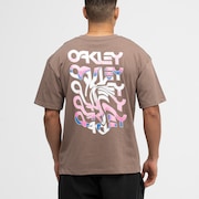 Camiseta Oakley B1B Warp Graphic - Cocoa Brown