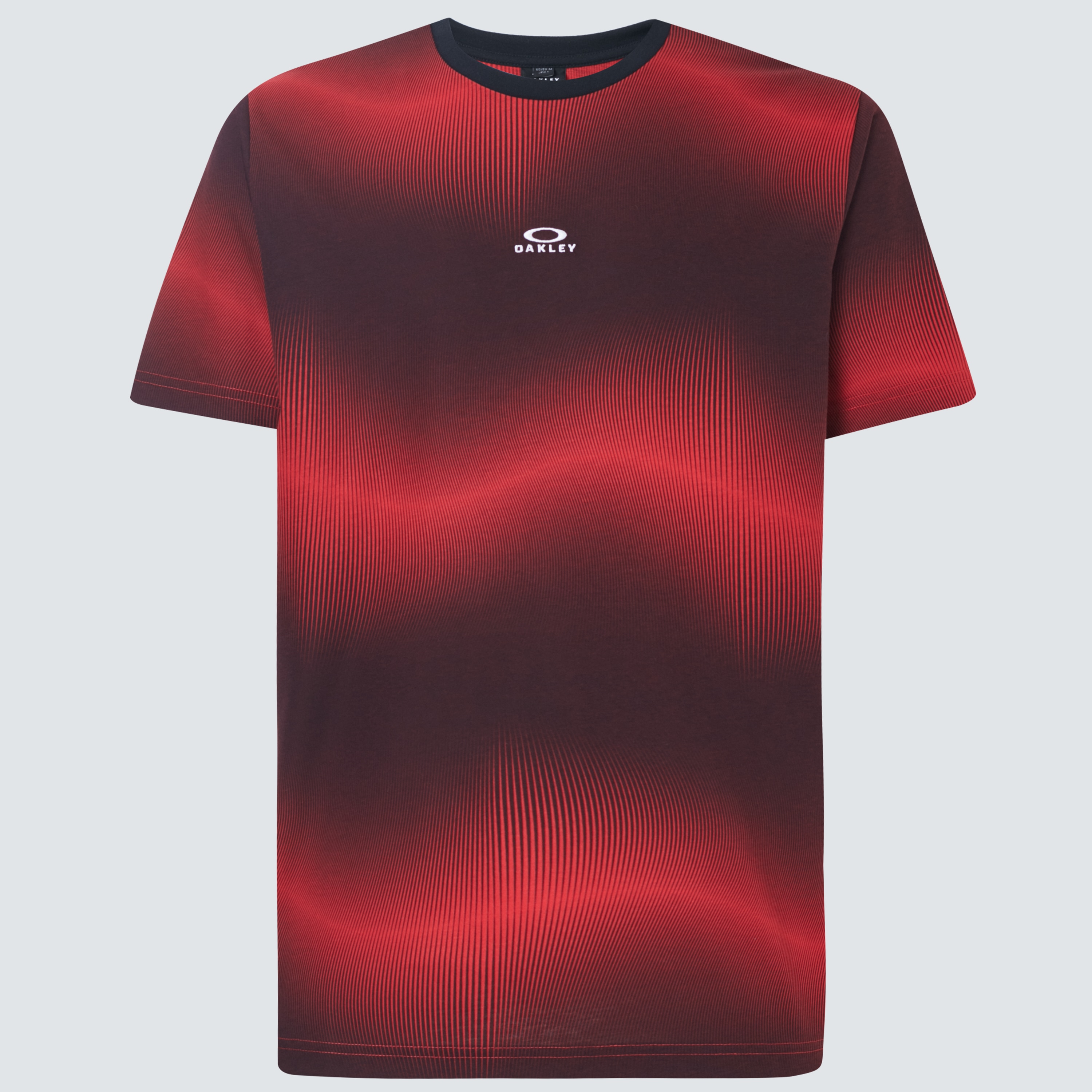 【HI FI FNK】Wrinkled Satin Football Top Oakley Dynamic Short Sleeve Tee - High Risk Red | Oakley® US
