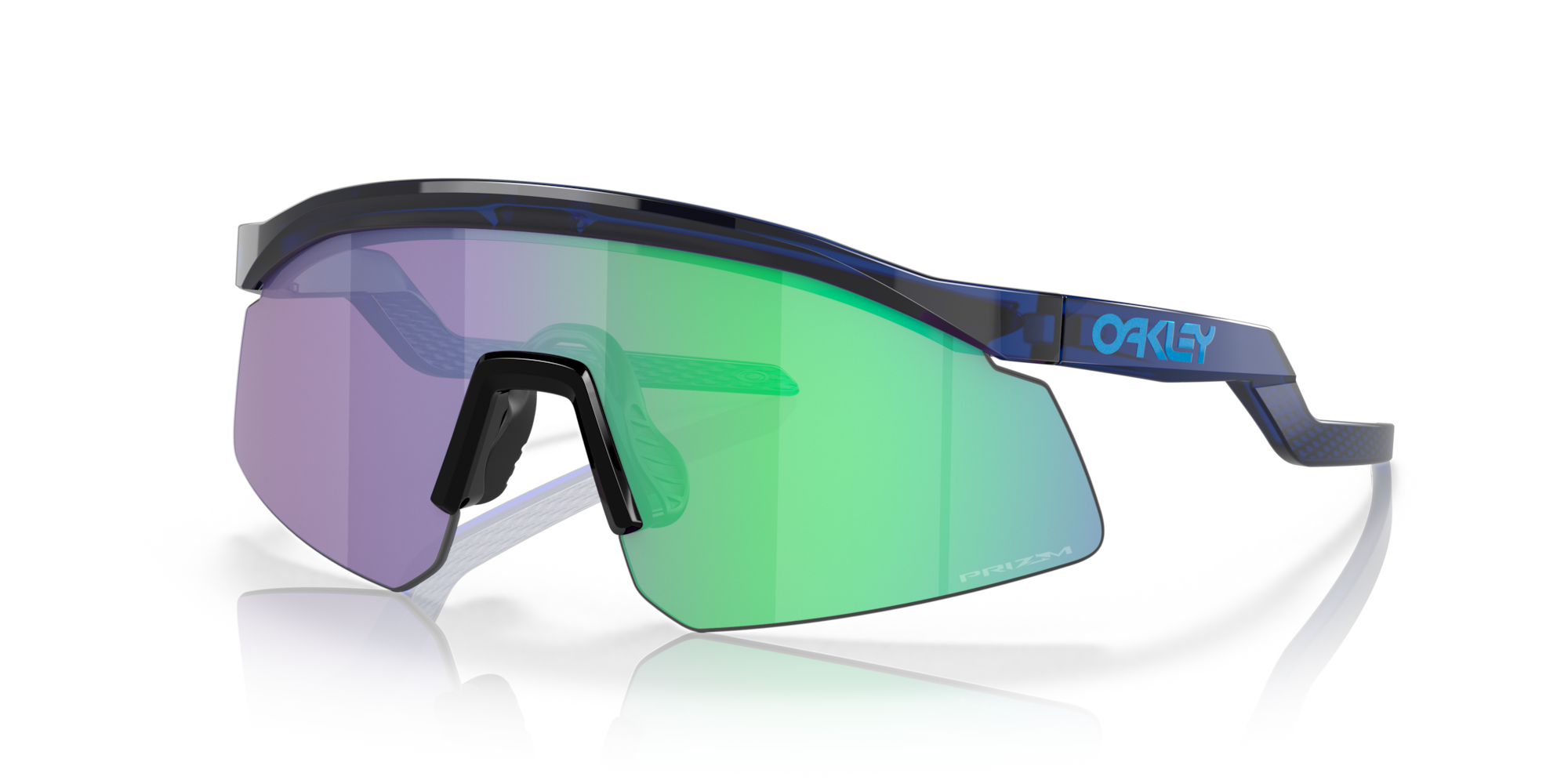 Hydra Prizm Jade Lenses, Translucent Blue Frame Sunglasses Oakley® US