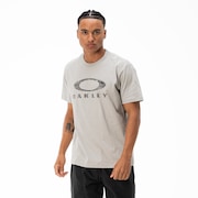 Camiseta Oakley Ellipse Fingerprint - Cement