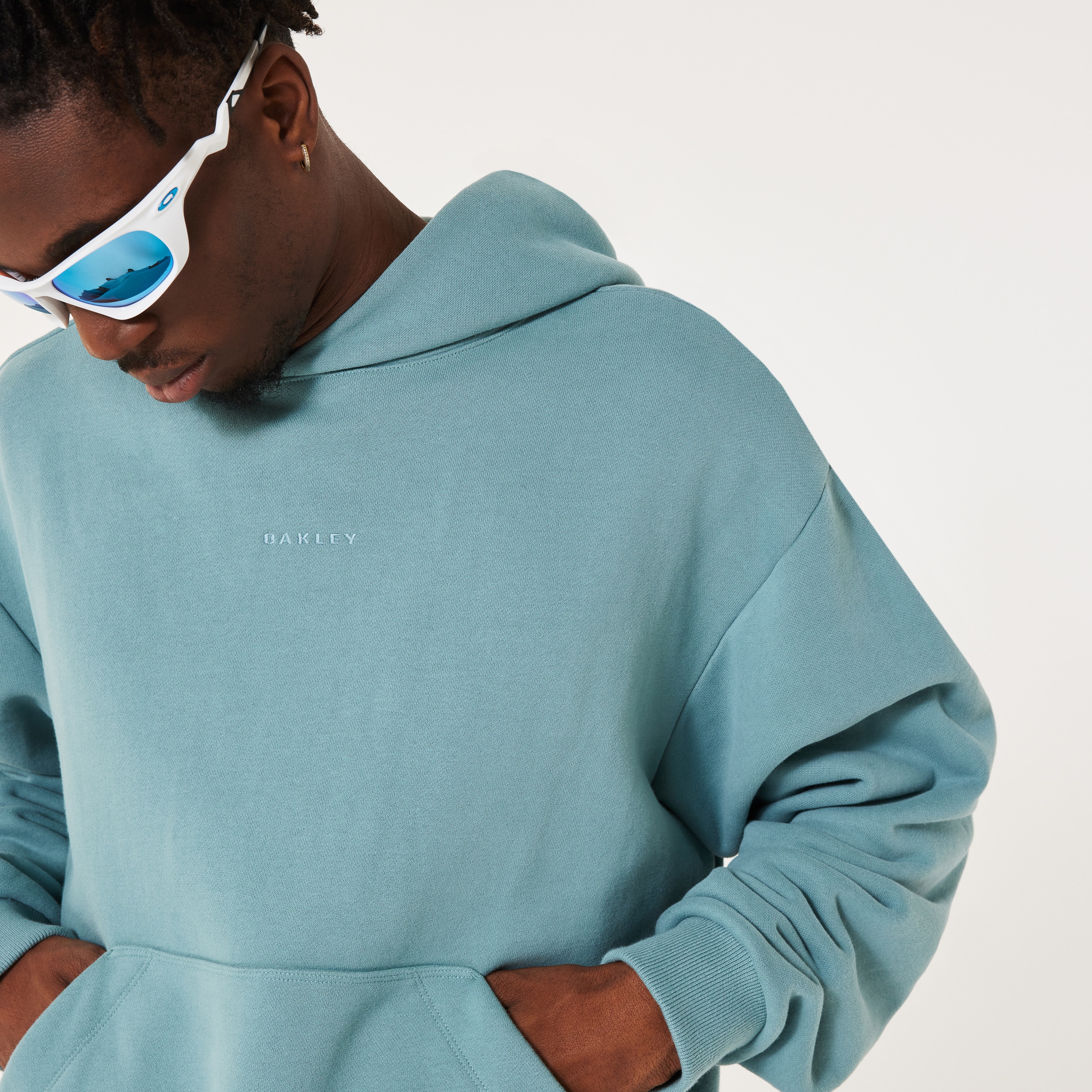 Oakley Futurescape Iced Jelly Hoodie - Pacific | Oakley® US