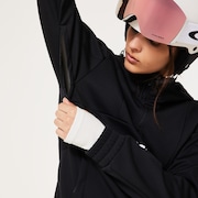 W.Tnp Nose Grab Softshell Hood - Blackout/White