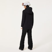 W.Tnp Nose Grab Softshell Hood - Blackout/White