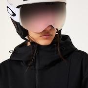 W.Tnp Nose Grab Softshell Hood - Blackout/White