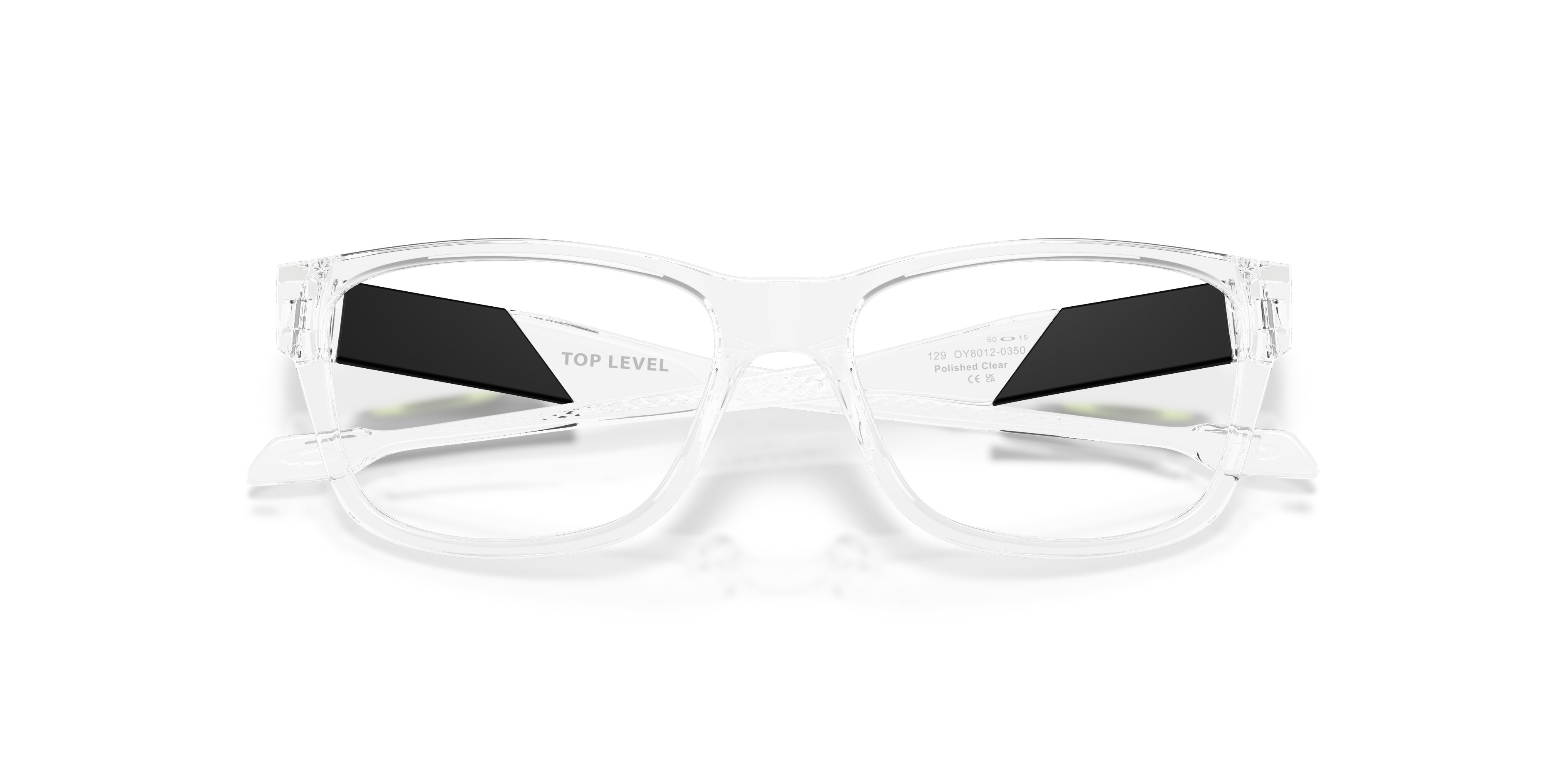 Oakley Top Level (Youth Fit) Eyeglasses with Polished Clear Frame