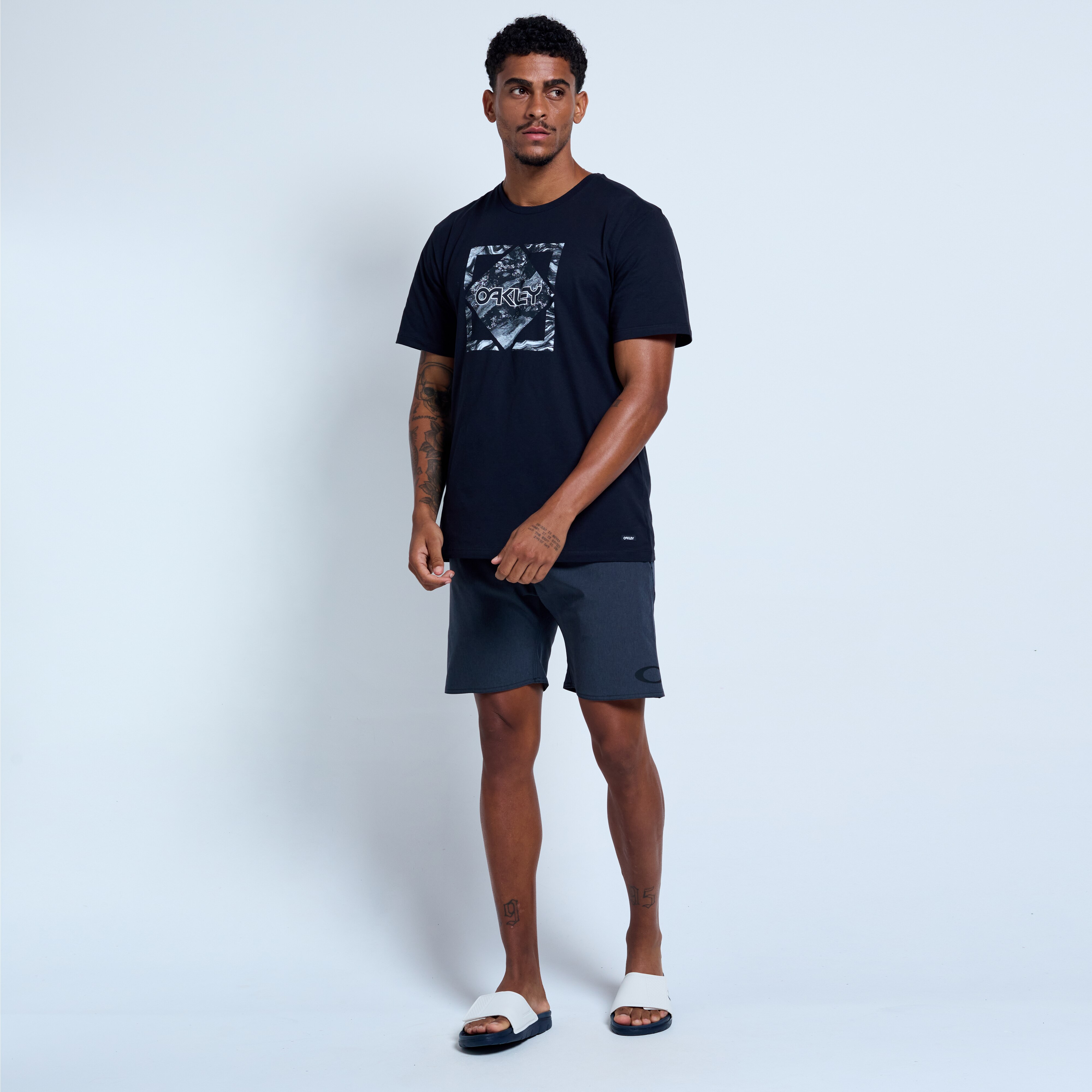 Oakley Blade Razor Printed Trunkshorts em Stone Gray | Oakley® BR