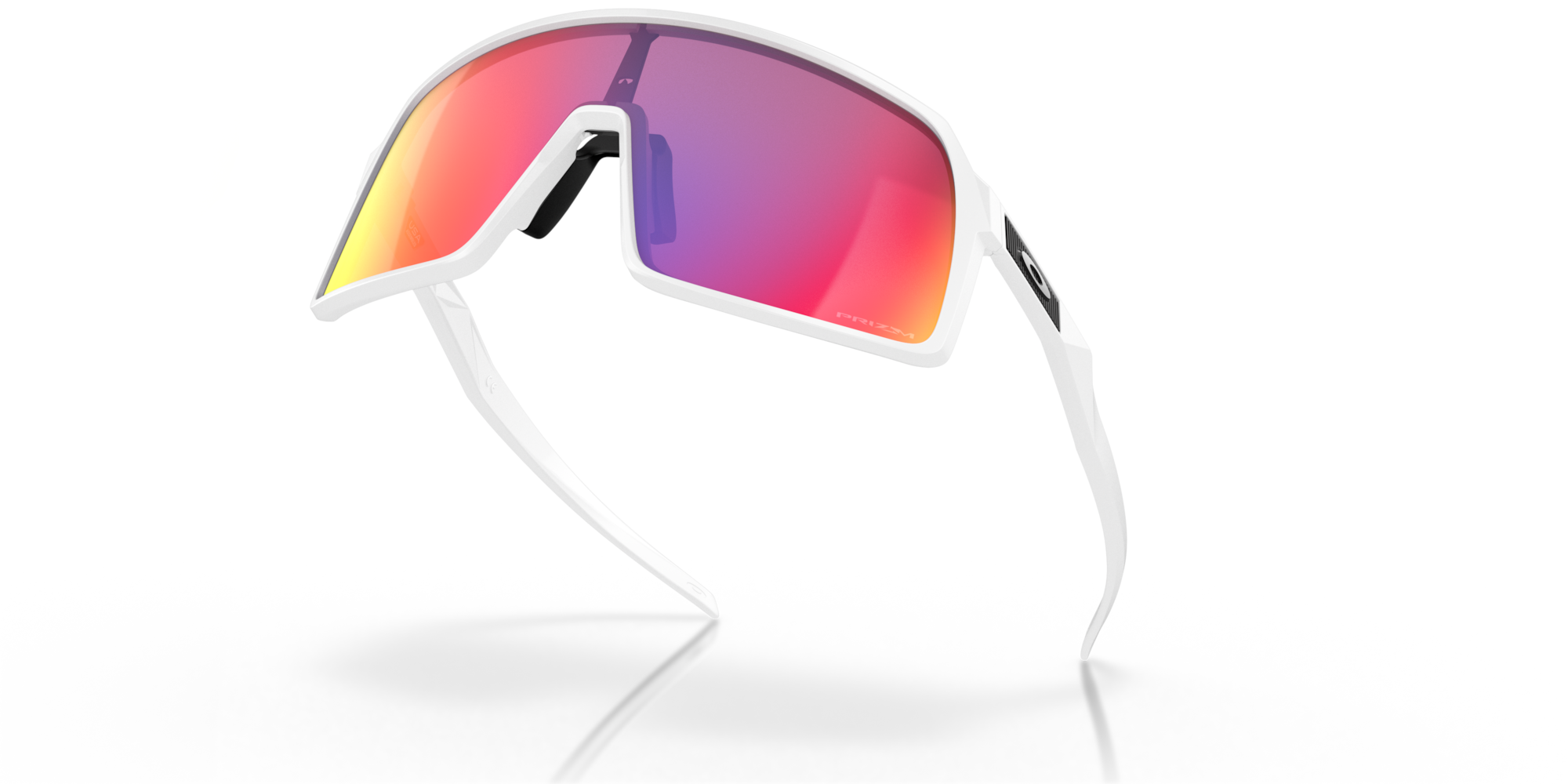 OAKLEY SUTRO (A) MATTE SILVER GREEN COLOUR FRAME W/ PRIZM ROAD JADE LENSES SUNGLASSES