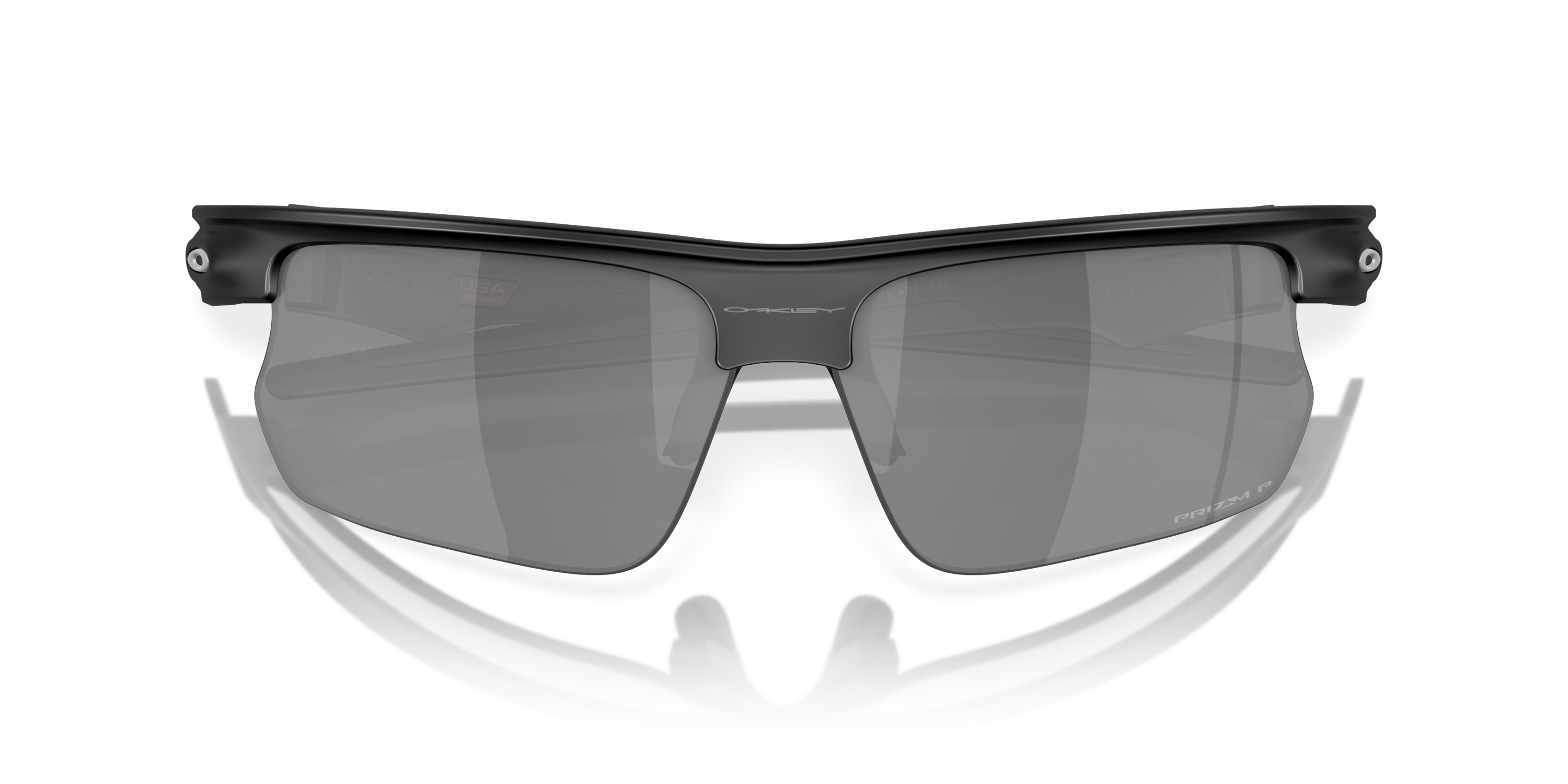BiSphaera™ Prizm Black Polarized Lenses, Matte Black Frame Sunglasses