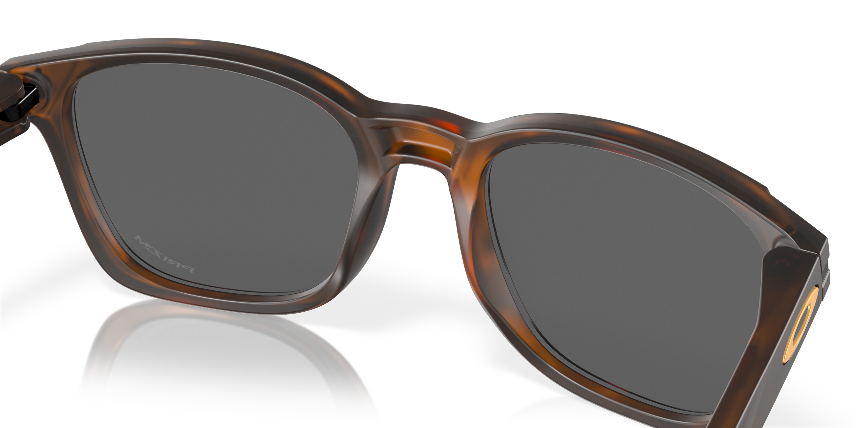Ojector Prizm Black Lenses, Matte Brown Tortoise Frame Sunglasses
