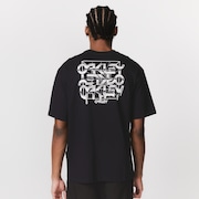 Camiseta Oakley B1B Melted Metal - Blackout