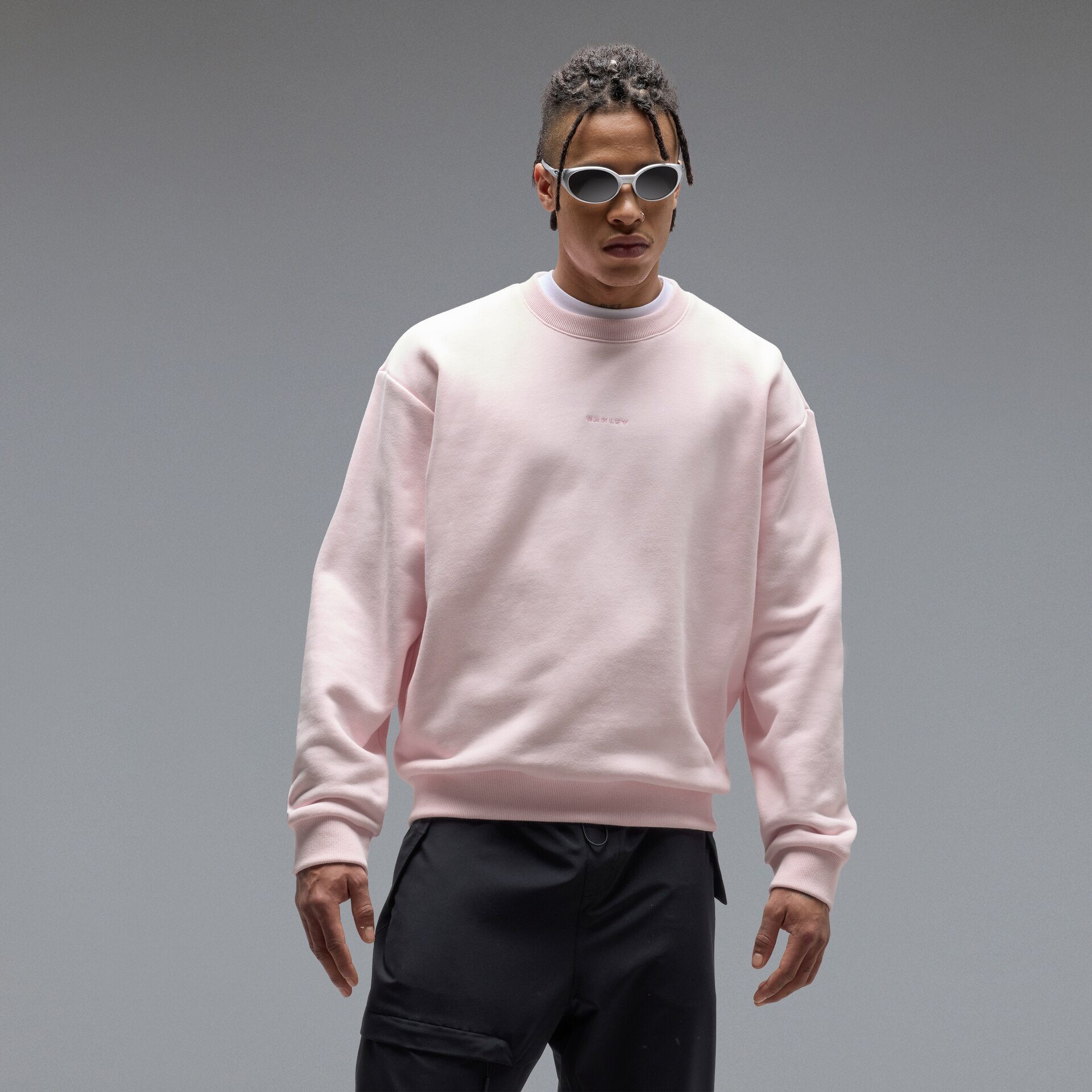 Oakley Soho Gen Crewneck Sweatshirt in Faded Green | Oakley® US