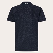 Skull Spotted Jacquard Mock - Pitch Black