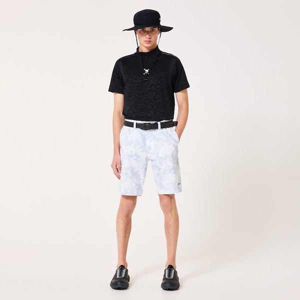 Skull Spotted Jacquard Mock