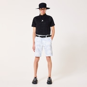 Skull Spotted Jacquard Mock