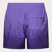 Sand Pixel Rc 16" Beachshort - Monogram Gradient Purple